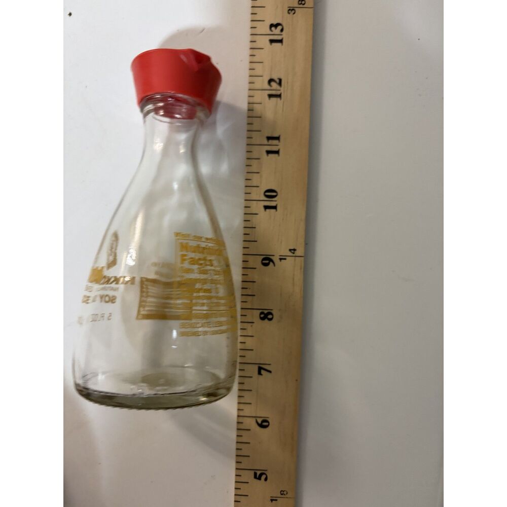 Kikkoman soy sauce glass pitcher